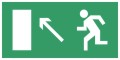 Exit-on-the-left-up sign
